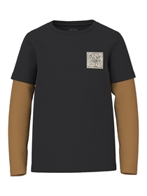 NAME IT Langærmet Bluse Varto Black